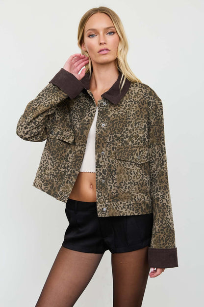 Sienna Leopard Jacket