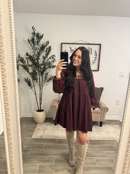 Cranberry Cottage Mini Dress