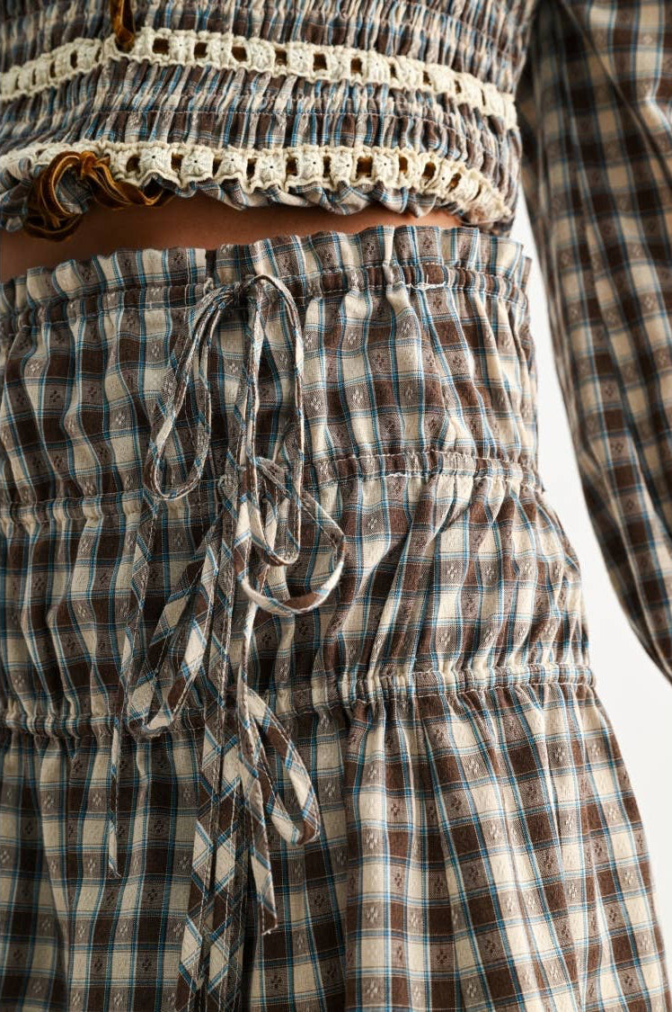 Maple Darling Plaid Skirt